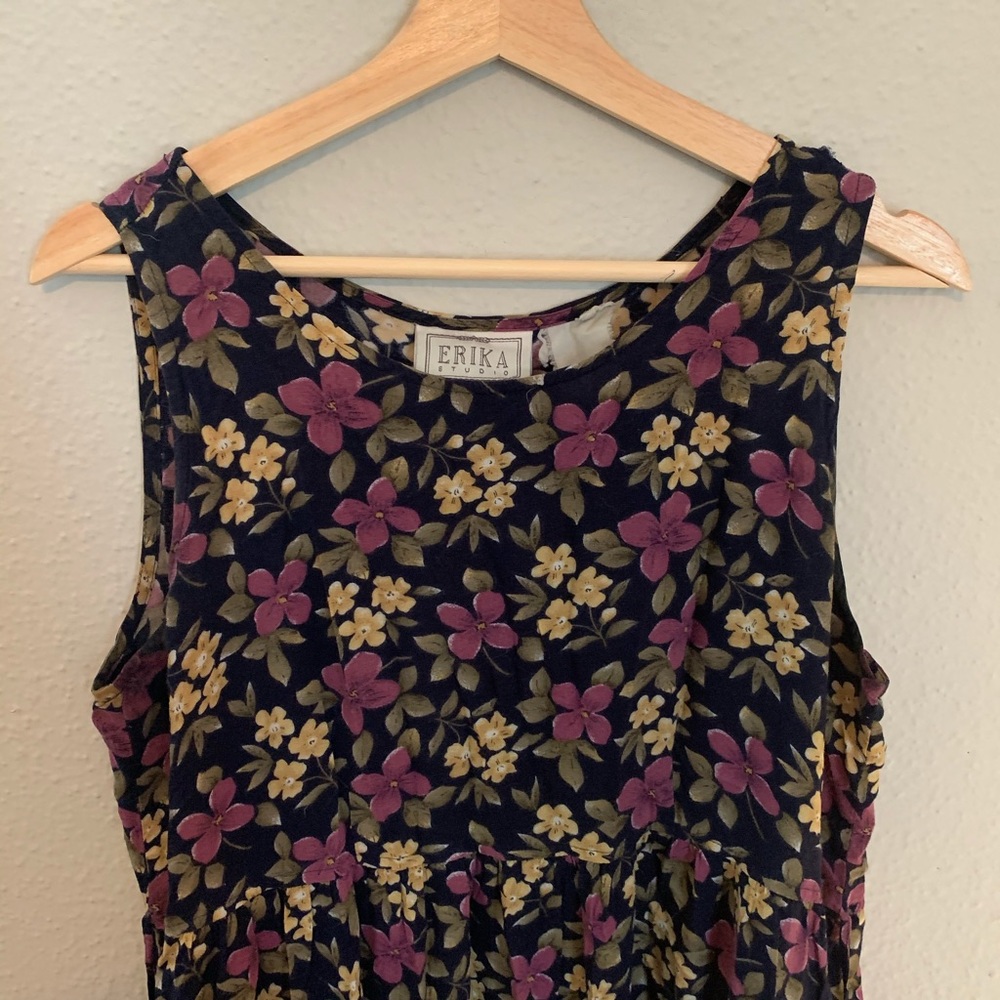 Vintage 90s floral maxi dress - Picture 2 of 5